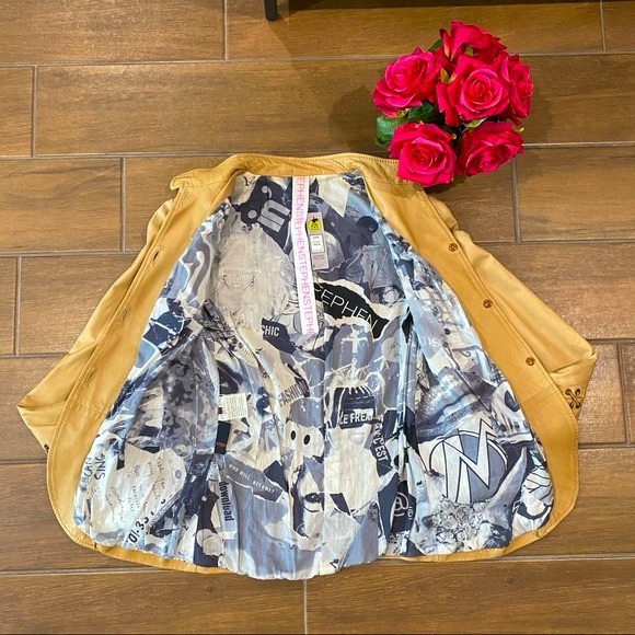 Stephen Butter Soft 100% Vera Pelle Tan Thin Leather Made in Italy (Size S)🌹 - Picture 9 of 16